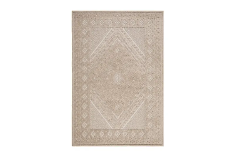 Hampton Flatvevd teppe 200x290 cm Rektangulær, Beige
