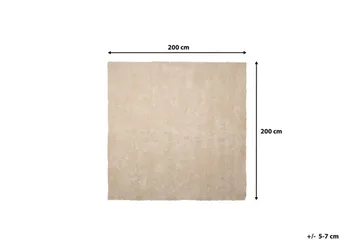 Hummerbeck Matte 200x200 cm - Beige - Tekstiler & tepper - Teppe & matte