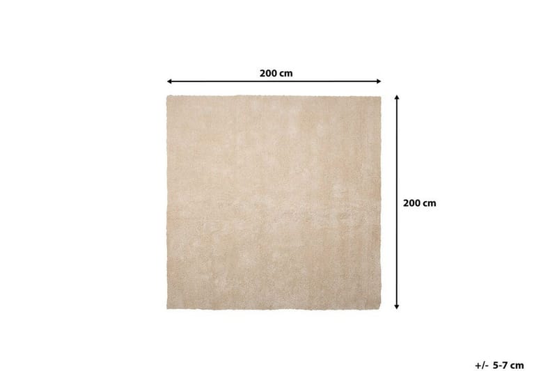 Hummerbeck Matte 200x200 cm - Beige - Tekstiler & tepper - Teppe & matte