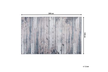 Leonhard Matte 140x200 cm - Grå - Tekstiler & tepper - Teppe & matte - Små tepper