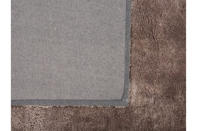 Lyme Matte Lång Lugg 200x200 cm - Lysebrun - Tekstiler & tepper - Teppe & matte