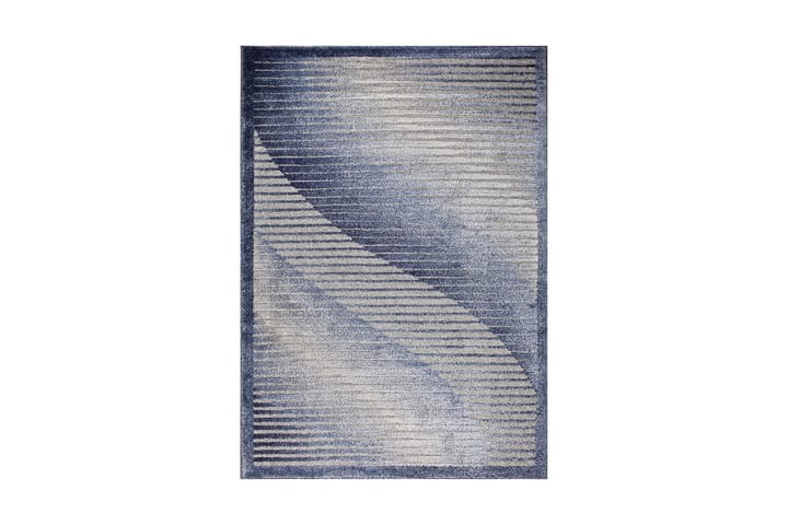 Matte Latina 120x170 cm Mørkblå/Lysblå - D-sign - Friezematte - Wiltontepper - Små tepper