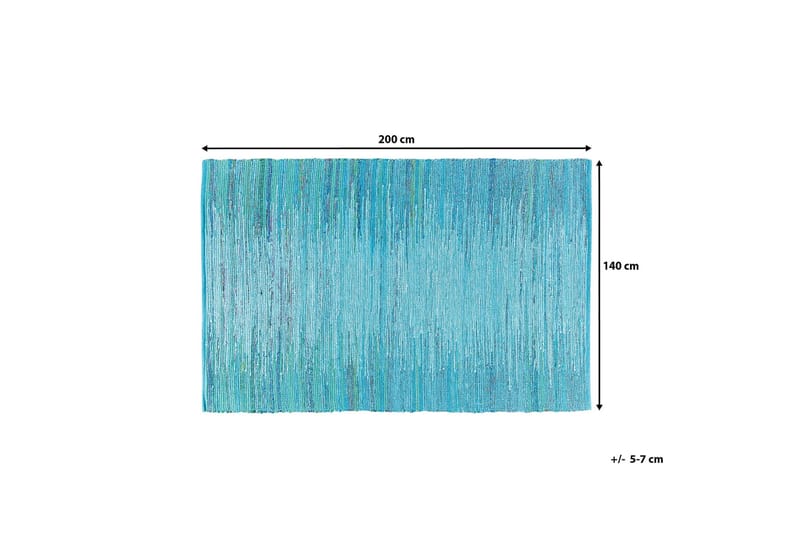 Matte Mersin 140x200 cm - Blå - Teppe & matte