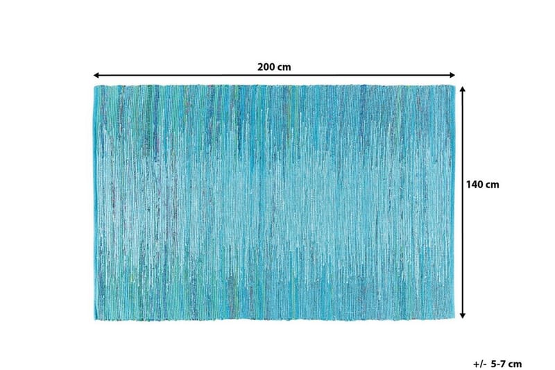 Matte Mersin 140x200 cm - Blå - Teppe & matte