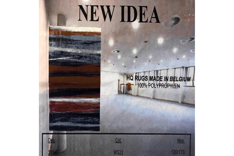 Matte New Idea Butler 140x200 - Rød|Grå - Store tepper - Teppe & matte