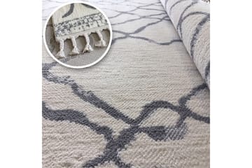 Matte Tacettin 200x290 cm - Hvit / Grå - Tekstiler & tepper - Teppe & matte