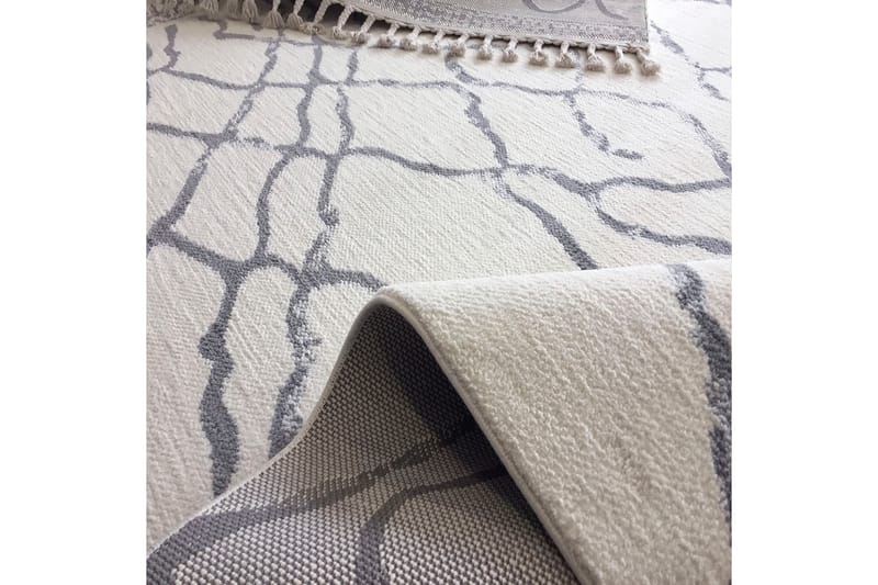 Matte Tacettin 200x290 cm - Hvit / Grå - Tekstiler & tepper - Teppe & matte