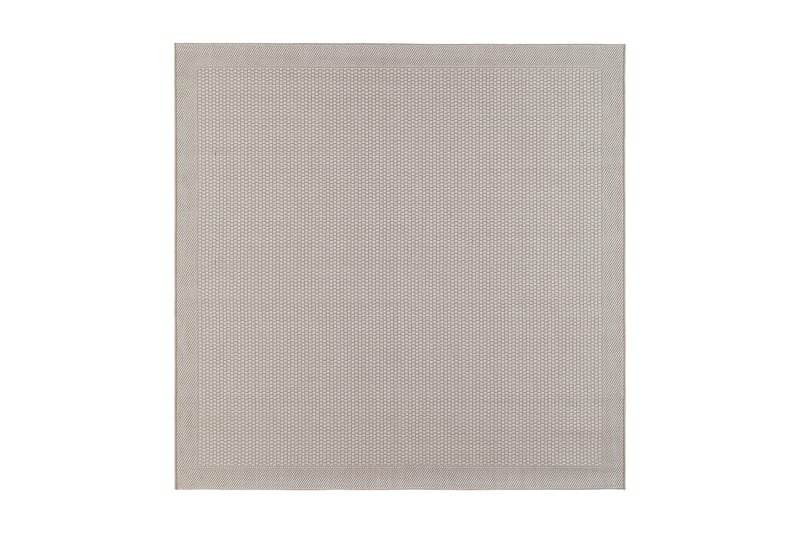 Miami Flatvevd Matte Firkantet 200x200 cm, Hvit