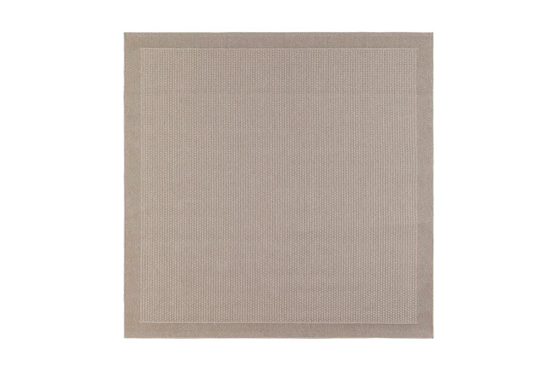 Miami Flatvevd Matte Firkantet 200x200 cm, Natur