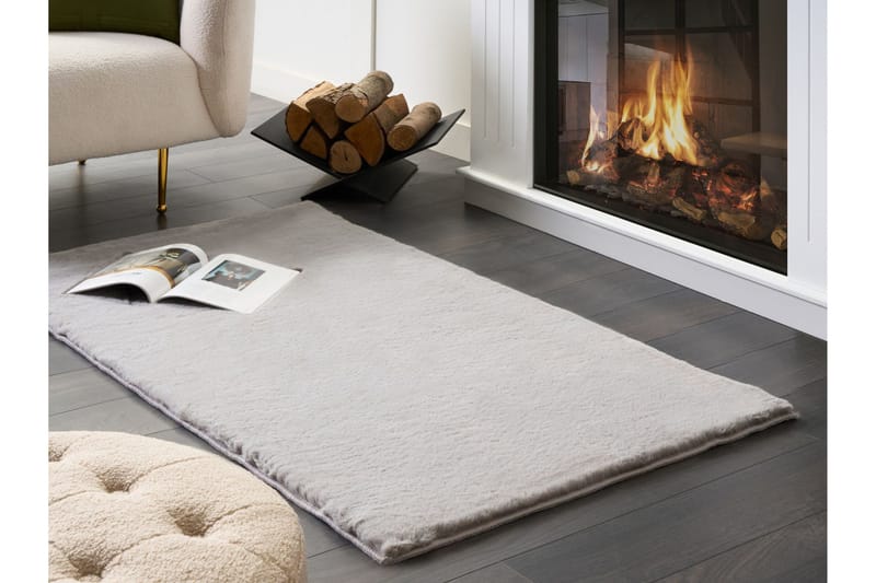 Mirpur Skinnteppe 80x150 cm - Grå - Tekstiler & tepper - Teppe & matte - Moderne matte - Wiltontepper