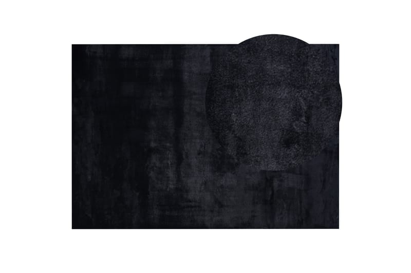 Mirpur Skinnteppe 80x150 cm - Svart - Tekstiler & tepper - Teppe & matte - Små tepper