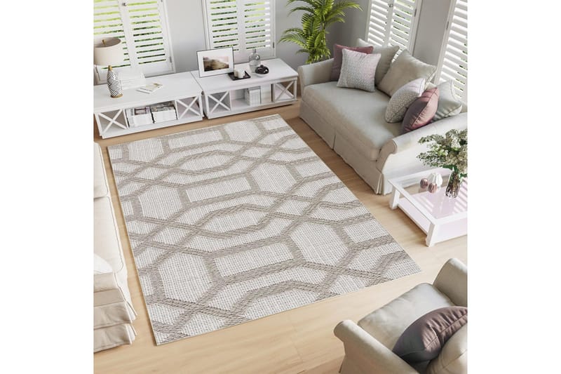 Maltina Bomullsteppe 80x200 cm Rektangulær, Grå