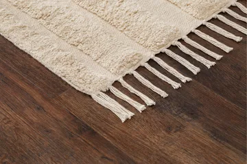 Marokko Bomullsteppe 200x300 cm - Krem - Tekstiler & tepper - Teppe & matte - Moderne matte - Bomullsmatter