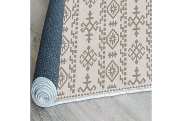 Ennoxeon Bomullsteppe 100x300 cm Rektangulær - Hvit - Tekstiler & tepper - Teppe & matte - Moderne matte - Bomullsmatter