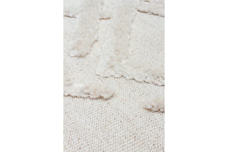 Tolina Løper 80x150 cm Rektangulær - Hvit - Tekstiler & tepper - Teppe & matte - Moderne matte - Gangmatter