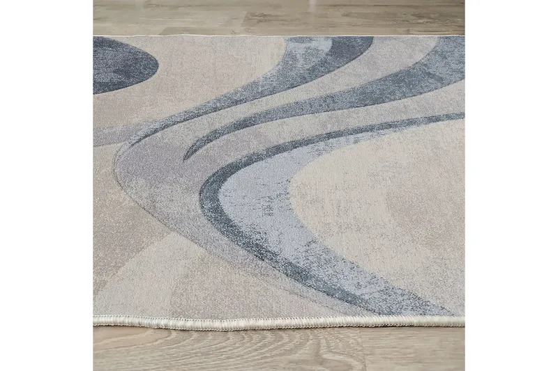 Carolina Bomullsteppe 100x300 cm Rektangulær - Blå - Tekstiler & tepper - Teppe & matte - Moderne matte - Bomullsmatter