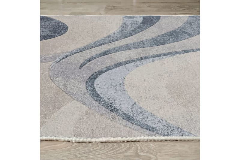 Carolina Bomullsteppe 100x300 cm Rektangulær - Blå - Tekstiler & tepper - Teppe & matte - Moderne matte - Bomullsmatter