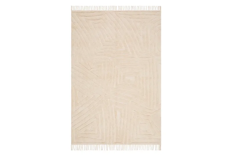 Marokko Bomullsteppe 160x230 cm, Krem