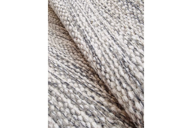 Birka Ullteppe Rund 240 cm - Sølv - Tekstiler & tepper - Teppe & matte - Moderne matte - Ullteppe
