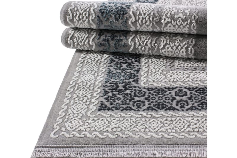 Brandiz Wiltonteppe 80x300 cm Rektangulær - Mørkeblå - Tekstiler & tepper - Teppe & matte - Moderne matte - Friezematte