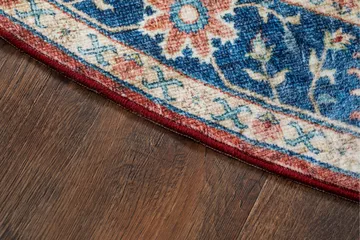 Tarfaya Frizematte Rundt 200 cm - Rød - Tekstiler & tepper - Teppe & matte - Moderne matte - Friezematte