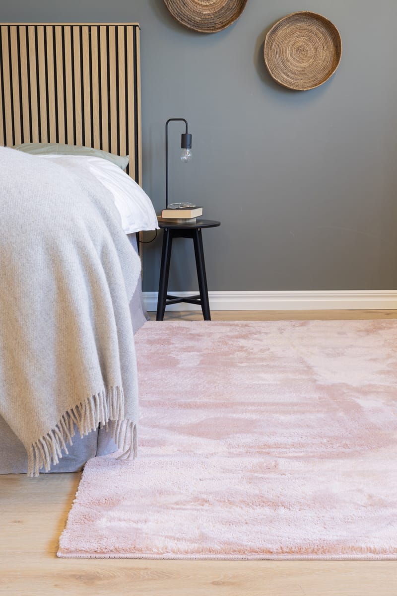 Cozy Ryematte 240x340 cm Rektangulær - Rosa - Tekstiler & tepper - Teppe & matte - Moderne matte - Ryetepper