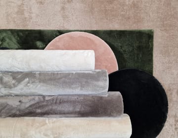 Cozy Ryeteppe 110x160 cm Rektangulær - Rosa - Tekstiler & tepper - Teppe & matte - Moderne matte - Ryetepper