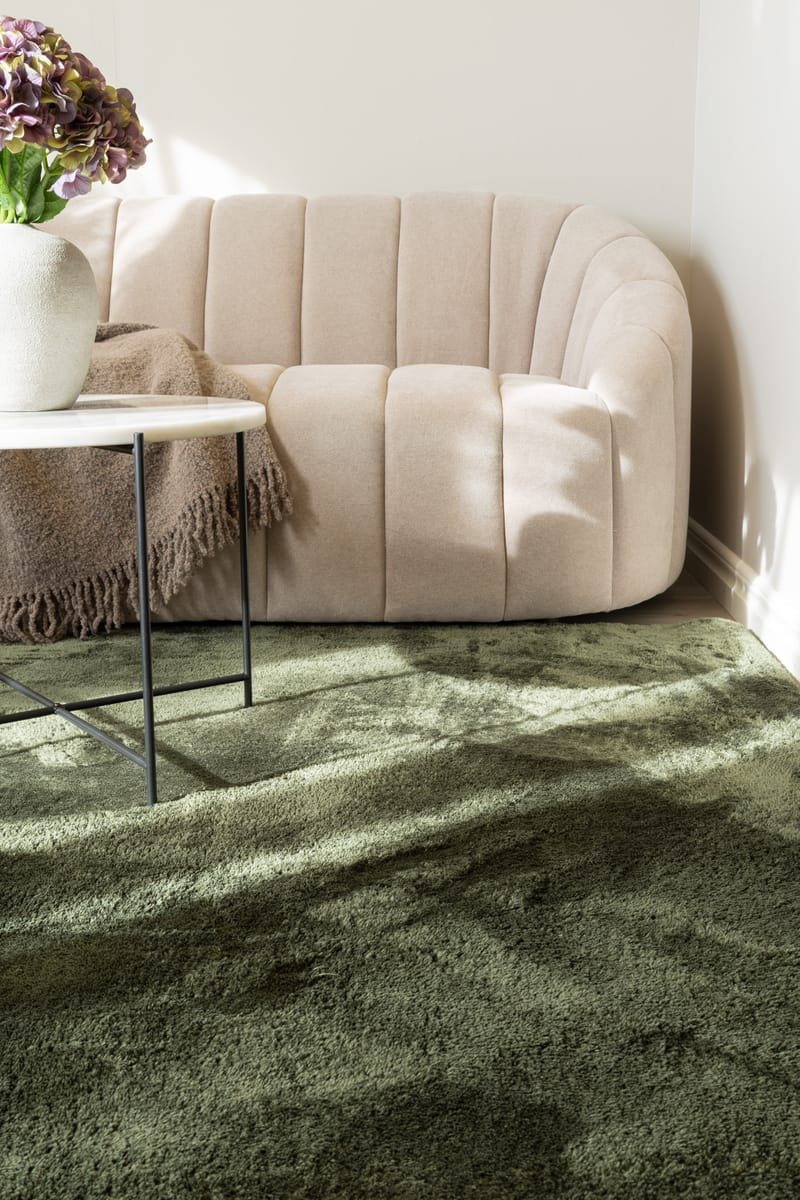 Cozy Ryematte 110x160 cm Rektangulær - Grønn - Tekstiler & tepper - Teppe & matte - Moderne matte - Ryetepper