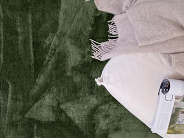 Cozy Ryeteppe 133x190 cm Rektangulær - Grønn - Tekstiler & tepper - Teppe & matte - Moderne matte - Ryetepper