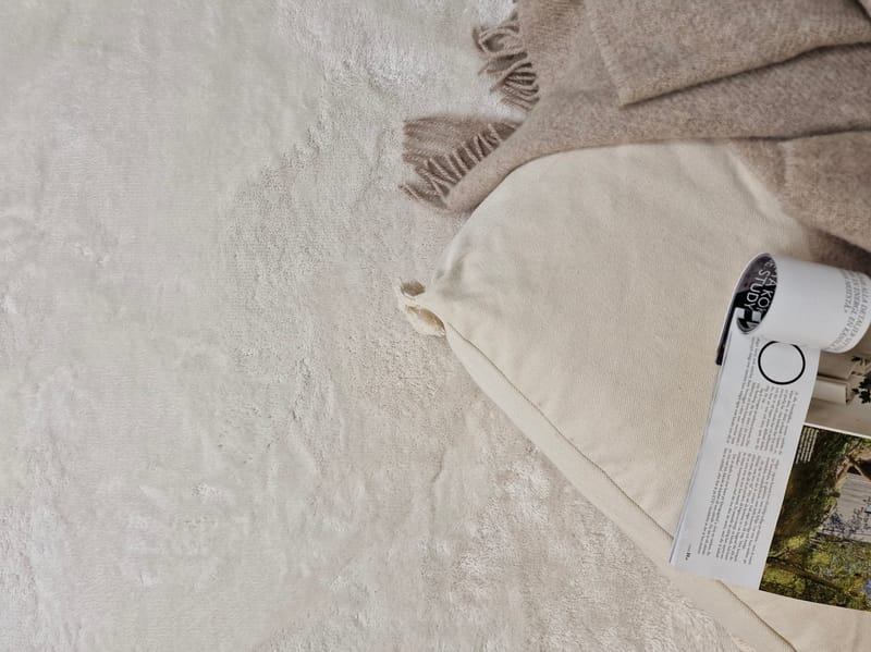 Cozy Ryematte 240x340 cm Rektangulær - Hvit - Tekstiler & tepper - Teppe & matte - Moderne matte - Ryetepper