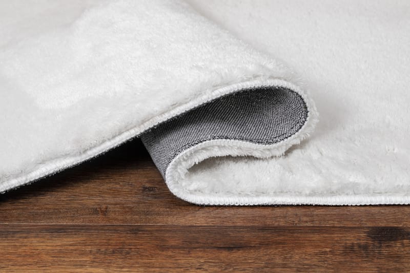 Cozy Ryeteppe Rundt 200 cm - Hvit - Tekstiler & tepper - Teppe & matte - Moderne matte - Ryetepper