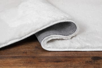 Cozy Ryeteppe Rundt 120 cm - Hvit - Tekstiler & tepper - Teppe & matte - Moderne matte - Ryetepper