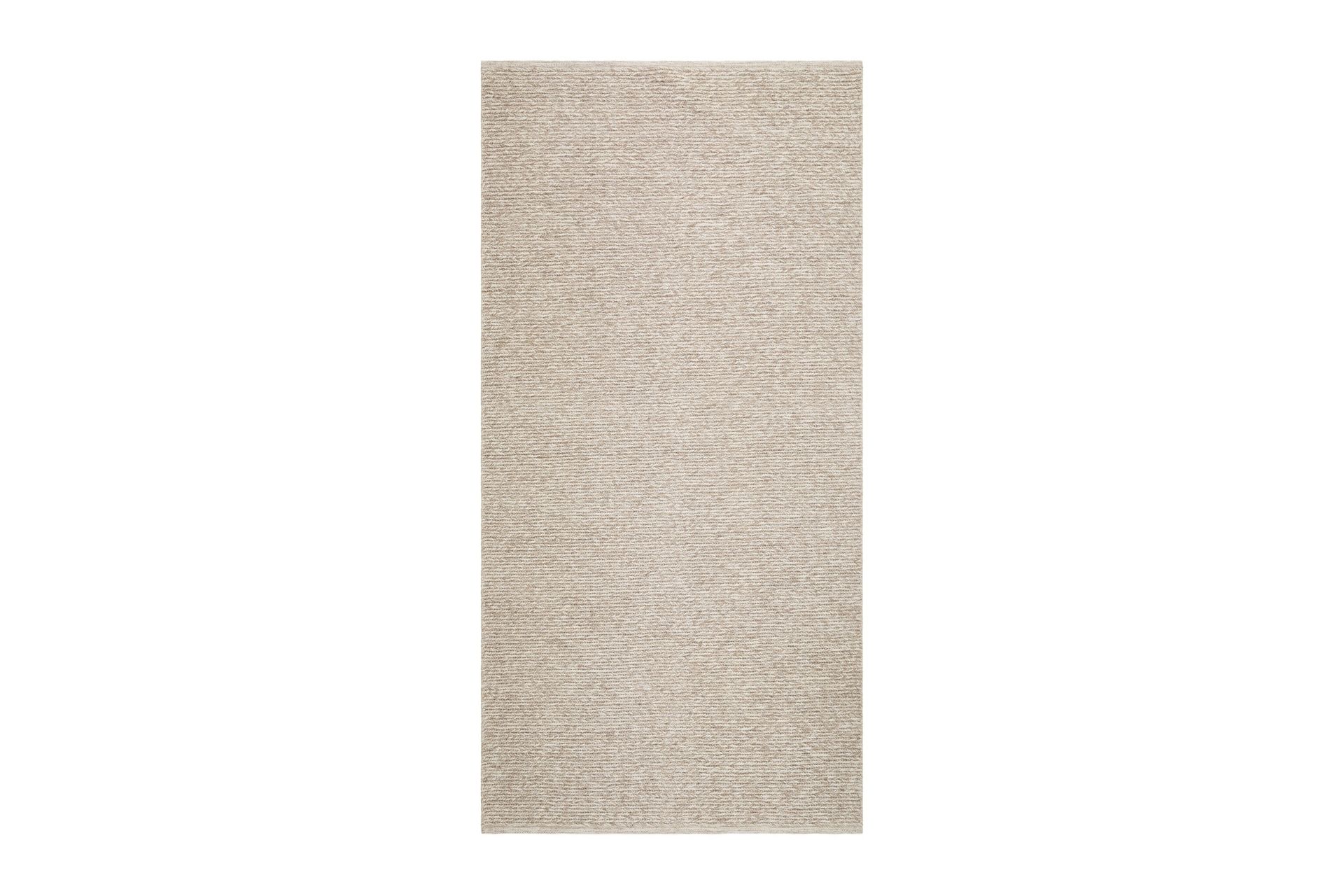 Dalarö Ullteppe 75x150 cm Rektangulær - Beige - Tekstiler & tepper - Teppe & matte - Moderne matte - Ullteppe