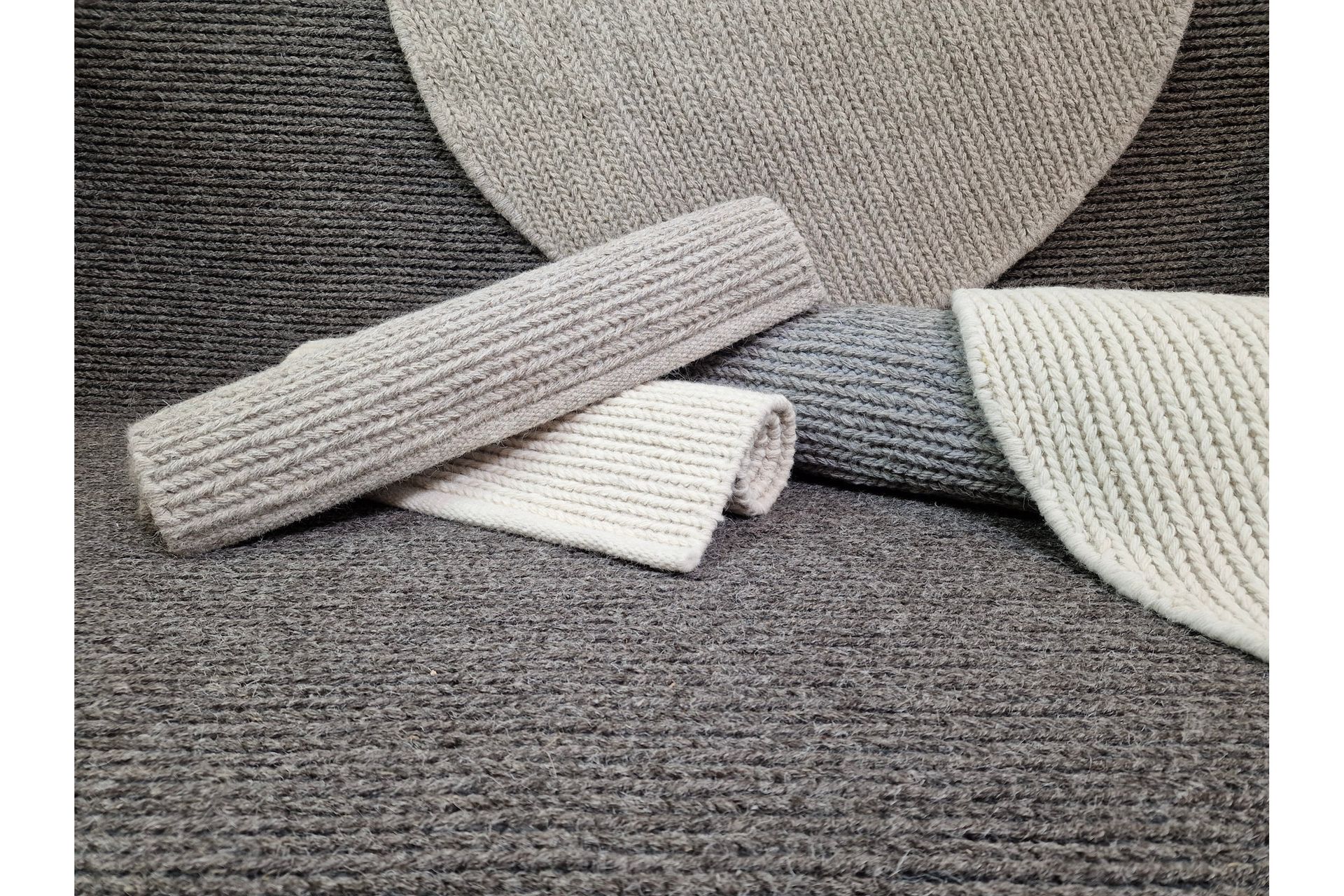 Dalarö Ullteppe 75x150 cm Rektangulær - Beige - Tekstiler & tepper - Teppe & matte - Moderne matte - Ullteppe