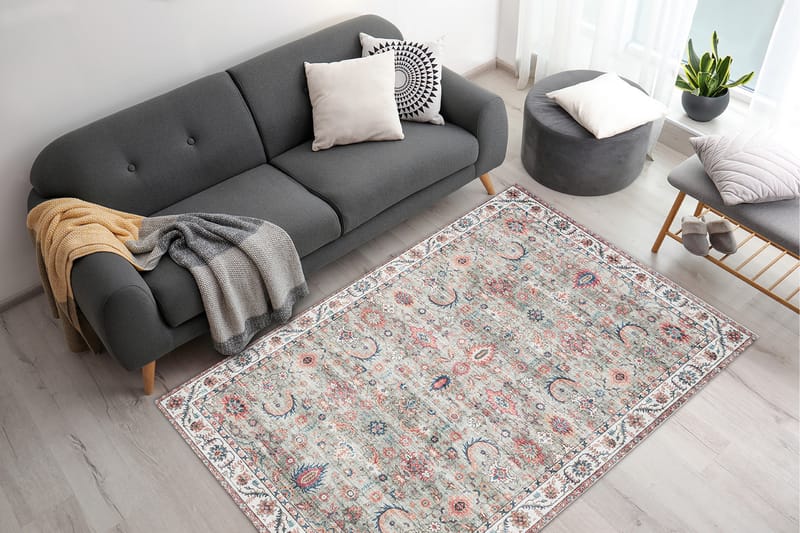 Tarfaya Frizematte 240x340 cm - Grønn - Tekstiler & tepper - Teppe & matte - Moderne matte - Friezematte