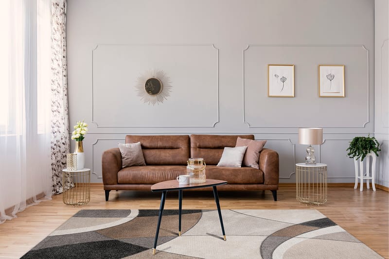 Kingston Fryseteppe 140x200 cm - Natur - Tekstiler & tepper - Teppe & matte - Moderne matte - Friezematte