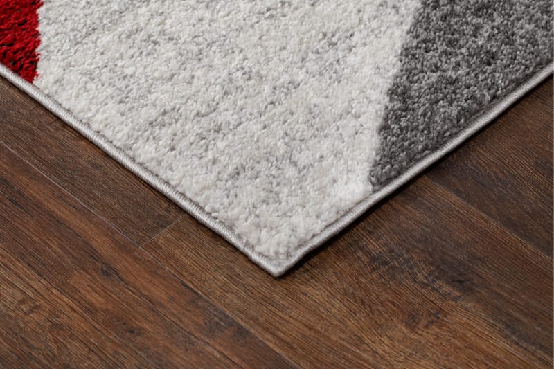 Kingston Frizematte 160x230 cm - Rød - Tekstiler & tepper - Teppe & matte - Moderne matte - Friezematte