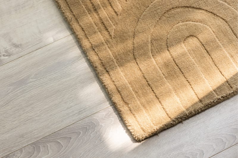 Nora Ullteppe 50x80 cm - Beige - Tekstiler & tepper - Teppe & matte - Moderne matte - Ullteppe