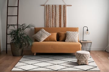 Portland Ryeteppe 160x230 cm - Hvit - Tekstiler & tepper - Teppe & matte - Moderne matte - Ryetepper