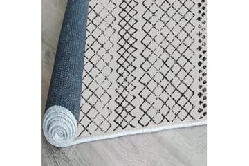 Dall Bomullsteppe 100x300 cm Rektangulær - Hvit - Tekstiler & tepper - Teppe & matte - Moderne matte - Bomullsmatter