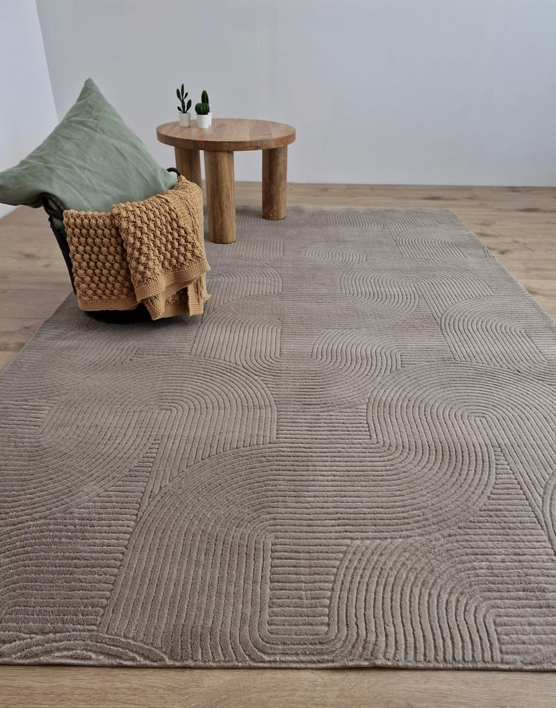 Castello Wiltonteppe 160x230 cm Rektangulært - Lin - Tekstiler & tepper - Teppe & matte - Moderne matte - Friezematte