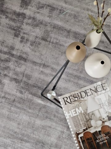 Tribeca Viskosmatte 160x230 cm Rektangulær - Grå - Tekstiler & tepper - Teppe & matte - Moderne matte - Viskosematter