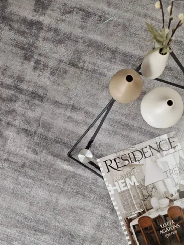 Tribeca Viskoseteppe 240x340 cm Rektangulær - Grå - Tekstiler & tepper - Teppe & matte - Moderne matte - Viskosematter