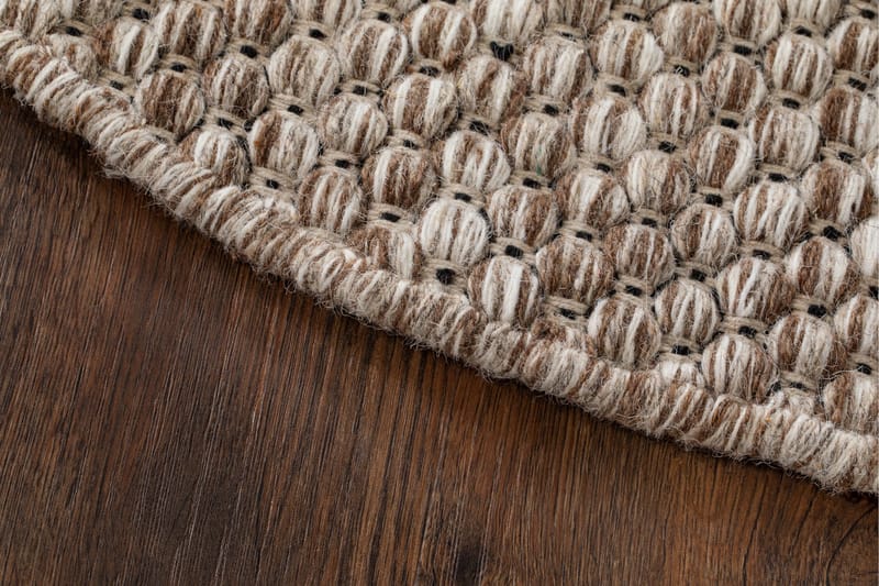 Torekov Ullteppe Rund 300 cm - Nougat - Tekstiler & tepper - Teppe & matte - Moderne matte - Ullteppe