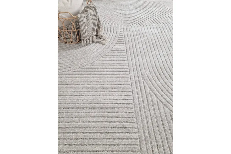 Bella Wiltonteppe 200x290 cm Rektangulær - Lin - Tekstiler & tepper - Teppe & matte - Moderne matte - Friezematte