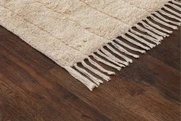 Marokko Bomullsteppe 160x230 cm - Krem - Tekstiler & tepper - Teppe & matte - Moderne matte - Bomullsmatter