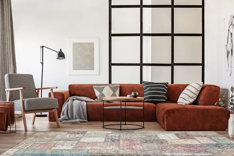 Tarfaya Frizematte 200x290 cm - Grønn - Tekstiler & tepper - Teppe & matte - Moderne matte - Friezematte