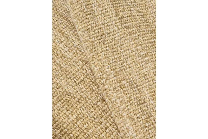 Birka Ullteppe Rund 240 cm - Gul - Tekstiler & tepper - Teppe & matte - Moderne matte - Ullteppe