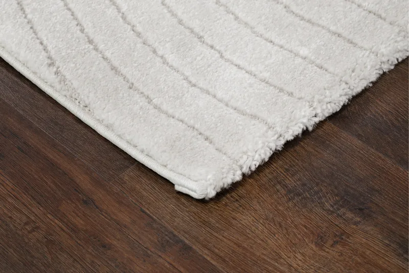 Genova Friezeteppe 280x380 cm - Hvit - Tekstiler & tepper - Teppe & matte - Moderne matte - Friezematte