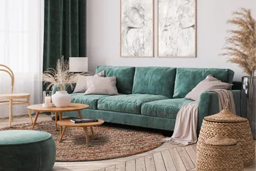 Torekov Ullteppe Rund 300 cm - Flerfarget - Tekstiler & tepper - Teppe & matte - Moderne matte - Ullteppe